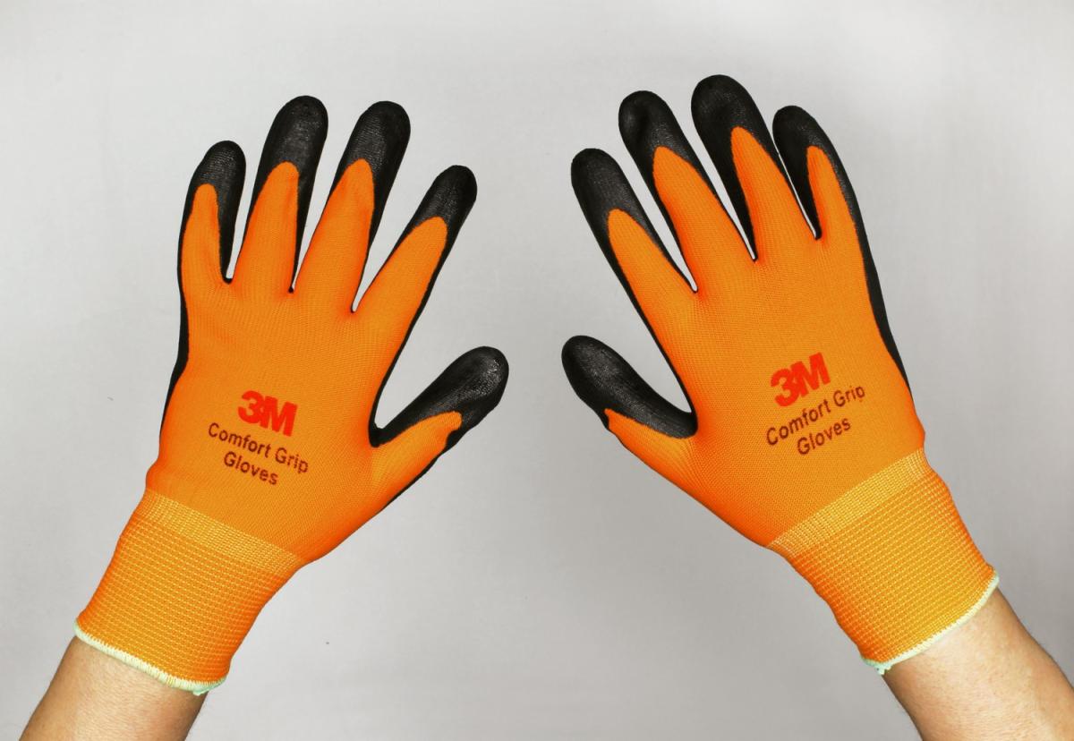 3M™ Comfort Grip Gloves ORA100E, 100 ea/ct | 3M Singapore