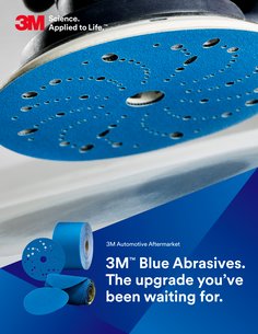 3M™ Hookit™ Blue Abrasive Sheet Roll 321U, 36191, 180, 2-3/4