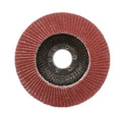3M™ Cubitron™ II Flap Disc 967A is ideal for low to medium-high pressure applications on flat surfaces or outside edgework, especially in paint prep and stainless steel fabrication where final finish and gouge resistance are important.