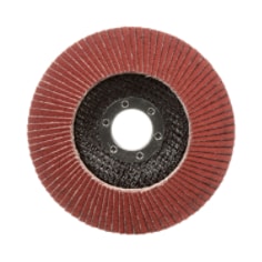 3M™ Cubitron™ II Flap Disc 967A is ideal for low to medium-high pressure applications on flat surfaces or outside edgework, especially in paint prep and stainless steel fabrication where final finish and gouge resistance are important.
