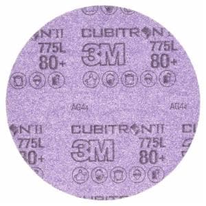 3M™ Cubitron II Hookit Film Disc 775L, 80+ 3MIL, 3 in x NH, Die 300V, 50/Carton, 250 ea/Caseimage