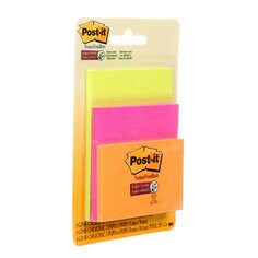 Post-it SS Notes, 3432-SSAU-C, RdJ , 3inx3in, 35sh/pd, 3pd/pk