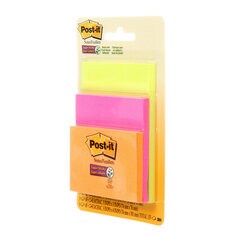 Post-it SS Notes, 3432-SSAU-C, RdJ , 3inx3in, 35sh/pd, 3pd/pk