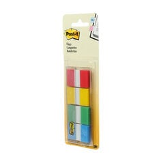 Post-it Flags 680-RYGB2 come in a handy four-pack to give you the flags you need in primary colours! Includes 20 sheets each of red, yellow, green, blue packaged in a clear portable dispenser to make it easy to keep flags within reach. Use Post-it® Flags to mark a section in a book, document or manual for easy reference later. They stick securely and remove without damaging the pages.