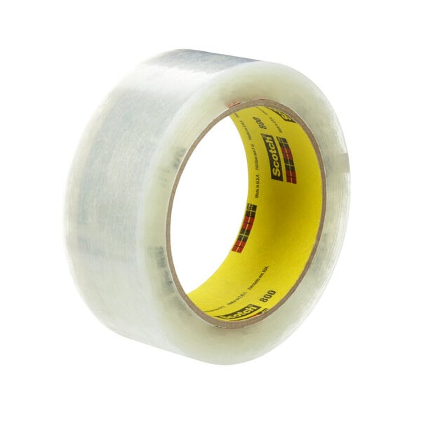 Scotch Prescription Label Tape 800 Clear 1.75 in x 72 yd