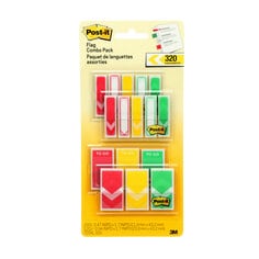 Post-it Flg, 682-RYG-VA, CP, APC, .47inx1.7in&.94 inx1.7in flgs