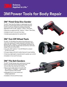 3M™ Power Tools for Body Repairs