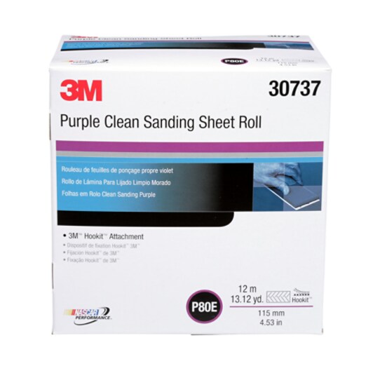 3m Hookit Purple Clean Sanding Sheet Roll 745i 30737 P80 E Weight 4 5 Cm X 39 3 Ft 11 5 Cm X 12 M 3m Canada
