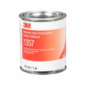 3M™ Neoprene High Performance Contact Adhesive 1357, Gray-Green, 1 Pint, 1 Can/Case, Sampleimage