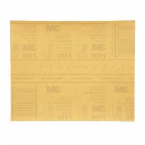 3M™ Gold Abrasive Sheet, 02539, P400 grade, 9 in x 11 in, 50 sheets per pack, 5 packs per caseimage