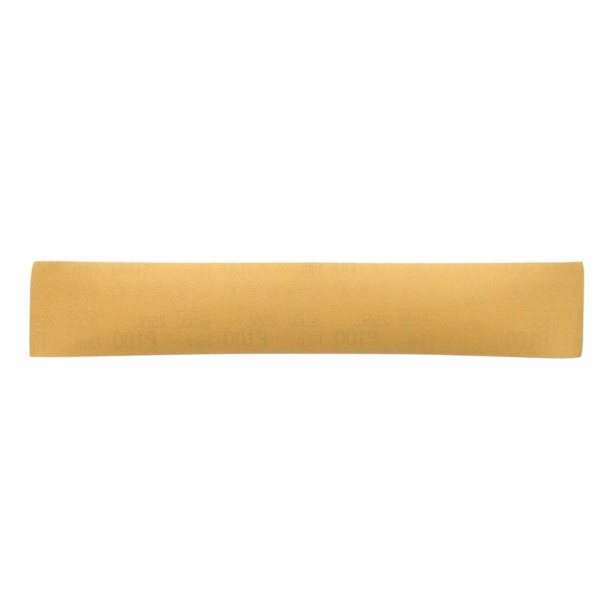 3M™ Hookit™ Gold Film Sheet, 255L, P100, 2 3/4 in x 16 in (69.9 mm x 406.4 mm) 3M Canada