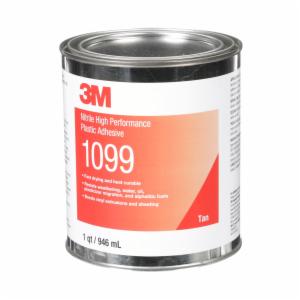 3M™ Nitrile High Performance Plastic Adhesive 1099, Tan, 1 Quart, 12 Can/Case image 3M™ Nitrile High Performance Plastic Adhesive 1099, Tan, 1 Quart, 12 Can/Caseimage