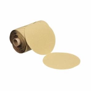 3M™ Stikit Paper Disc Roll 236U, P100 C-weight, 5 in x NH, Die 500X, 100 Discs/Roll, 4 Rolls/Caseimage