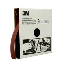 3M Utility Cloth Roll 314D, 1 in x 50 yd P280 J-weight, 5/CS