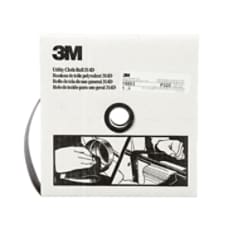 3M Utility Cloth Roll 314D, 1-1/2 in x 50 yd P320 J-weight, 5/CS