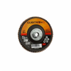3M™ Cubitron II Flap Disc 967A, 80+, T29 Quick Change, 4 in x 3/8″-24, 10 ea/Caseimage