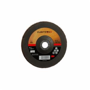 3M™ Cubitron II Flap Disc 967A, 40+, T27, 7 in x 7/8 in, Giant, 5 ea/Caseimage