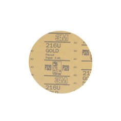 3M™ Hookit™ Gold Disc 216U, 00975, 6in, P320A, 100 discs per box