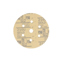 3M™ Hookit™ Gold Disc D/F 216U, 01077, 6 in, P240A, 100 discs