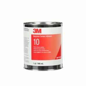 3M™ Neoprene Contact Adhesive 10, Light Yellow, 1 Quart, 1 Can/Case, Sampleimage