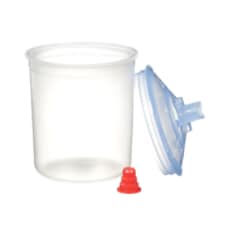 3M™ PPS™ Lid & Liner Kit, 16301, standard 22 fl oz (650 mL), 125 micron fulldiameter filter, 50 lids & liners per kit