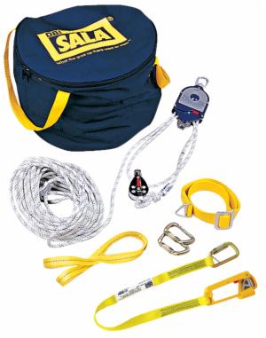 3M™ DBI-SALA Rollgliss RPD 3:1 Ratio Rescue Positioning Device Kit 3600150, 3/8 in Nylon Kernmantle Rope, 150 ftimage