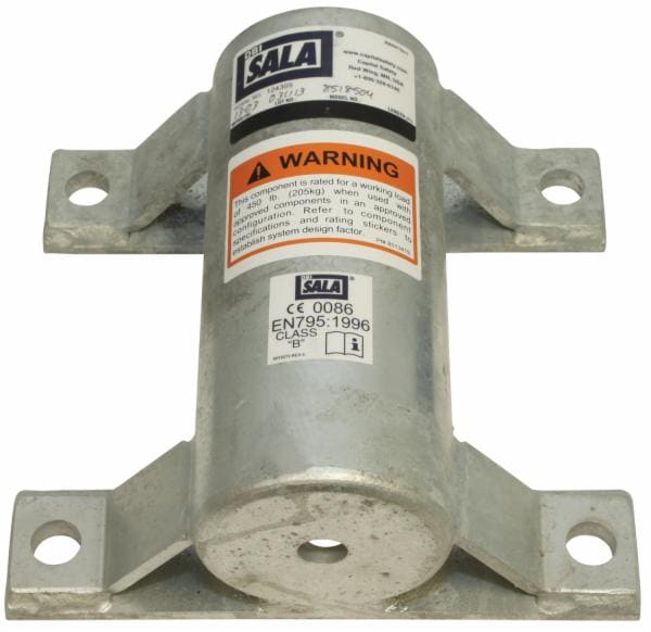 ™ DBI-SALA Confined Space Permanent Wall Mount Sleeve Davit Mast Base 8518504