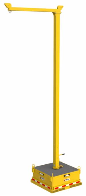 3M™ DBI-SALA FlexiGuard with Counterweight Base 8530606, Yellowimage