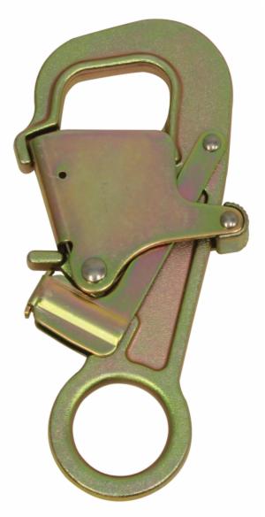 3M™ Tie-Back Double Locking Snap Hook 9501804, Zinc Plated Steel, 5000 lb Gate, 0.82 in. Throatimage