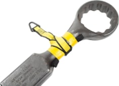 Cinch taped around slugging wrench