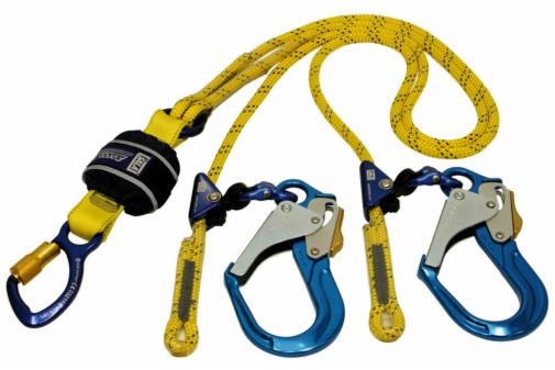 3M™ DBI-SALA® Adjustable Rope Positioning Lanyard - Aluminum Hook and  Carabiner