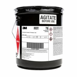 3M™ Polystyrene Insulation Adhesive 78, Clear, 5 Gallon (Pail), 1 Can/Drumimage