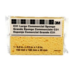 3M™ Commercial Size Sponge, C31, 6 in x 4.25 in x 1.625 in