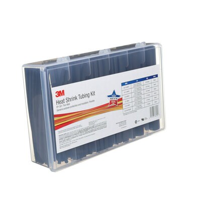3m Heat Shrink Thin Wall Tubing Kit Fp 301 Black 6 In 15 25 Cm 3m Canada
