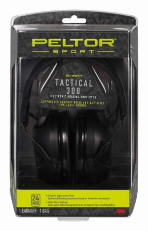 Peltor Sport Tactical 300 Electronic Hearing Protector, TAC300-OTH, 1 Hearing Protector, 4/Caseimage