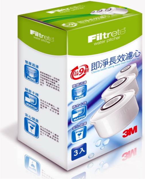 3M™ 即淨長效濾心3入裝