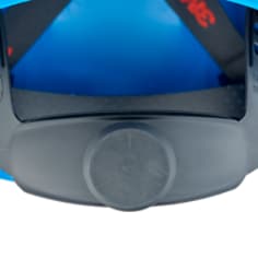 G3000NUV-BB-R 3M™ Elmetto di protezione  con Uvicator, con cricchetto e fascia antisudore in plastica, ventilato, Blu