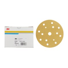 3M™ Hookit™ Disque abrasif 255P, 150 mm, 15 trous, P80, PN50443