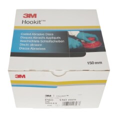 3M™ Hookit™ Disque abrasif 255P, 150 mm, 15 trous, P80, PN50443