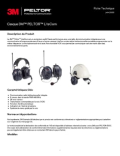 Casque 3M™ PELTOR™ LiteCom