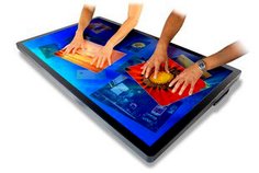 3M™ Product Image-Multi-Touch Display with hands on the display
