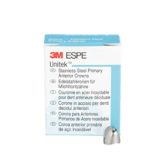 3M Unitek SS Primry Antrr Crwn, Upr Cuspid, Sze 3 (5/bx), 907043
