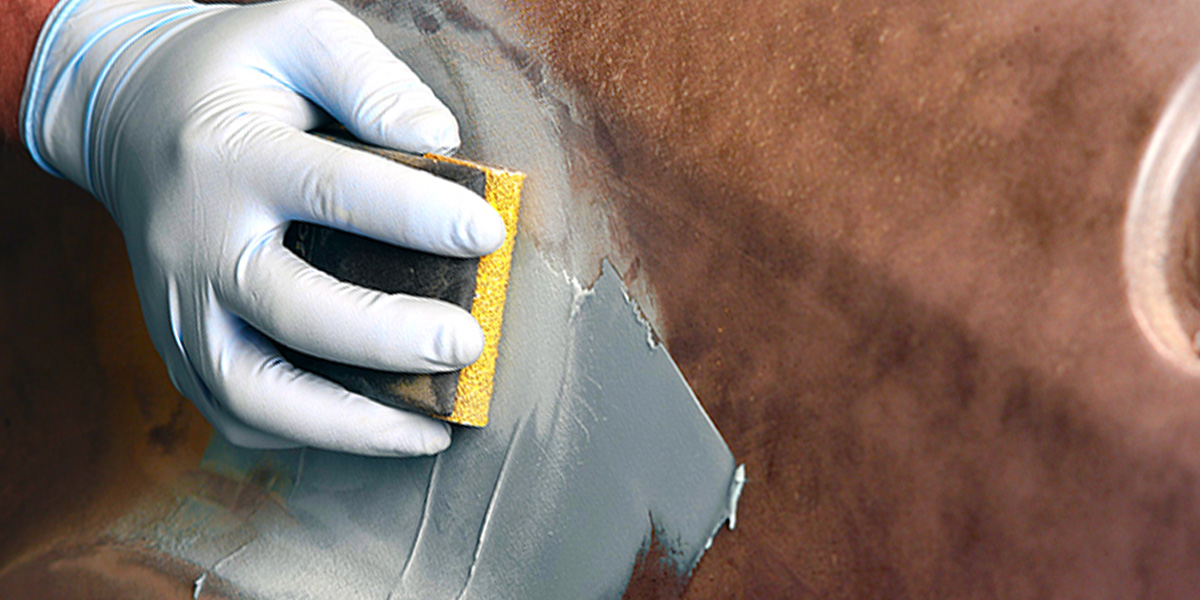 Bondo® Product being used on a car