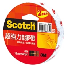 3M™ Scotch® 超強力雙面膠帶 669