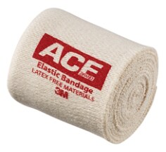 Elastic Bandage with Hook and Loop Closure, 2" Width, Tan