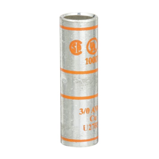 3M™ Scotchlok™ Copper Standard Barrel Connector, 10007, up to 35 kV, 3/ ...