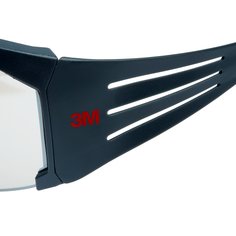 3M™ SecureFit™ Schutzbrille mit grauem Rahmen, Antikratz-Beschichtung, Indoor/Outdoor verspiegelt