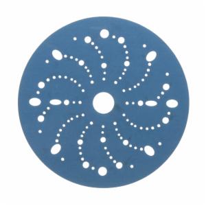 3M™ Hookit Blue Abrasive Disc 321U, 36180, 6 in, 320, Multi-hole, 50 Discs/Carton, 4 Cartons/Caseimage