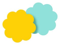  Post-it(R) Notes 7350-DSY, 2.7 in x 2.7 in  (68.5 mm x 68.5 mm) Daisy Shape