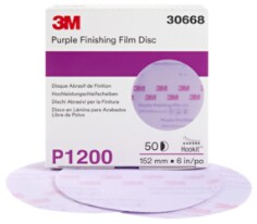 PN30668 Purple Finishing Film Disc Dust Free